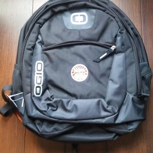 OGIO Black Backpack with White Logo Accents